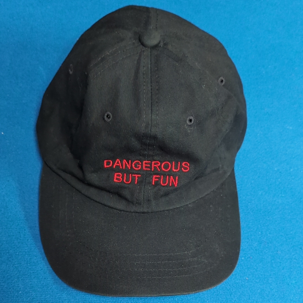 Forever 21 Black Cap with Red Embroidery